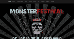 Desktop Screenshot of monsterfestival.de