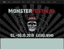 Tablet Screenshot of monsterfestival.de